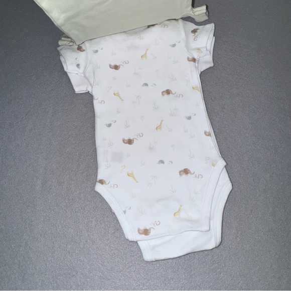 NWT Luxe Threads 3 Pk Pima Cotton Onesie Set - Picture 2 of 9